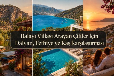 Honeymoon Villa Comparison for Couples Looking at Dalyan, Fethiye, and Kas